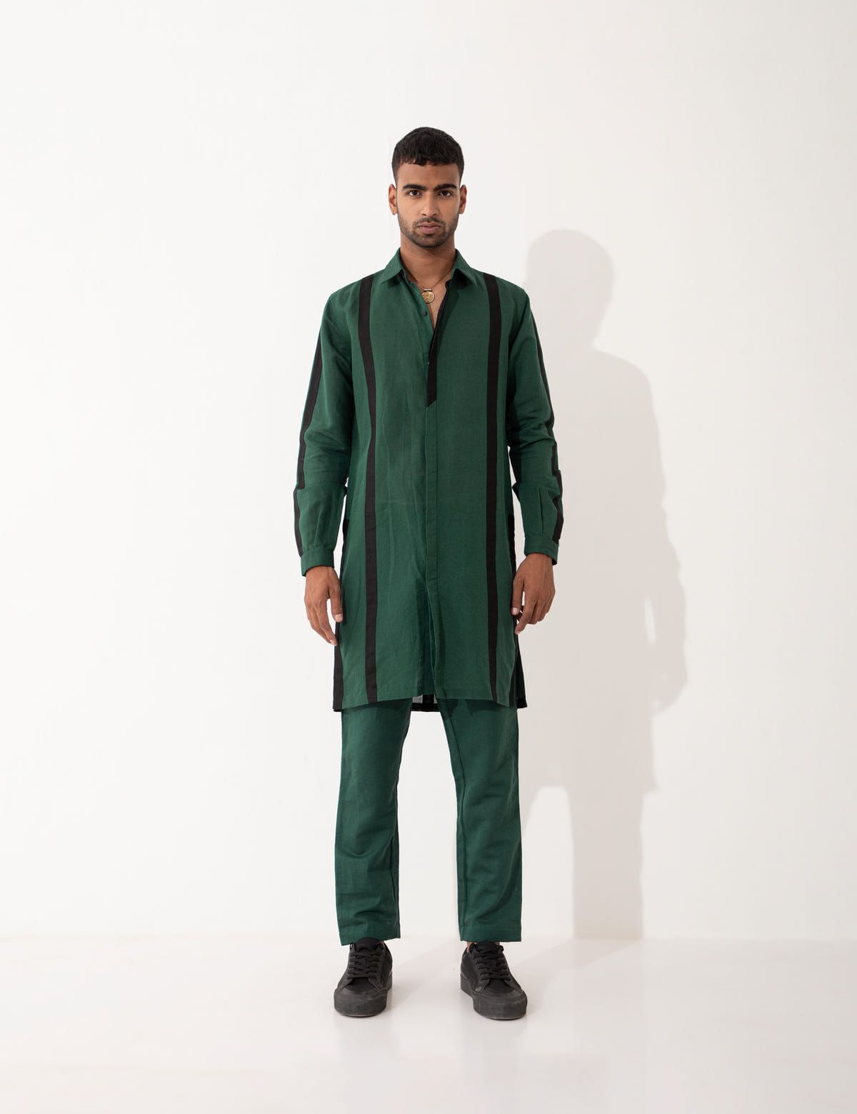 KAIN KURTA SET - GREEN - image 3