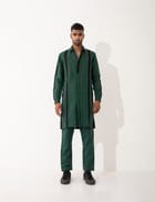 KAIN KURTA SET - GREEN view 3