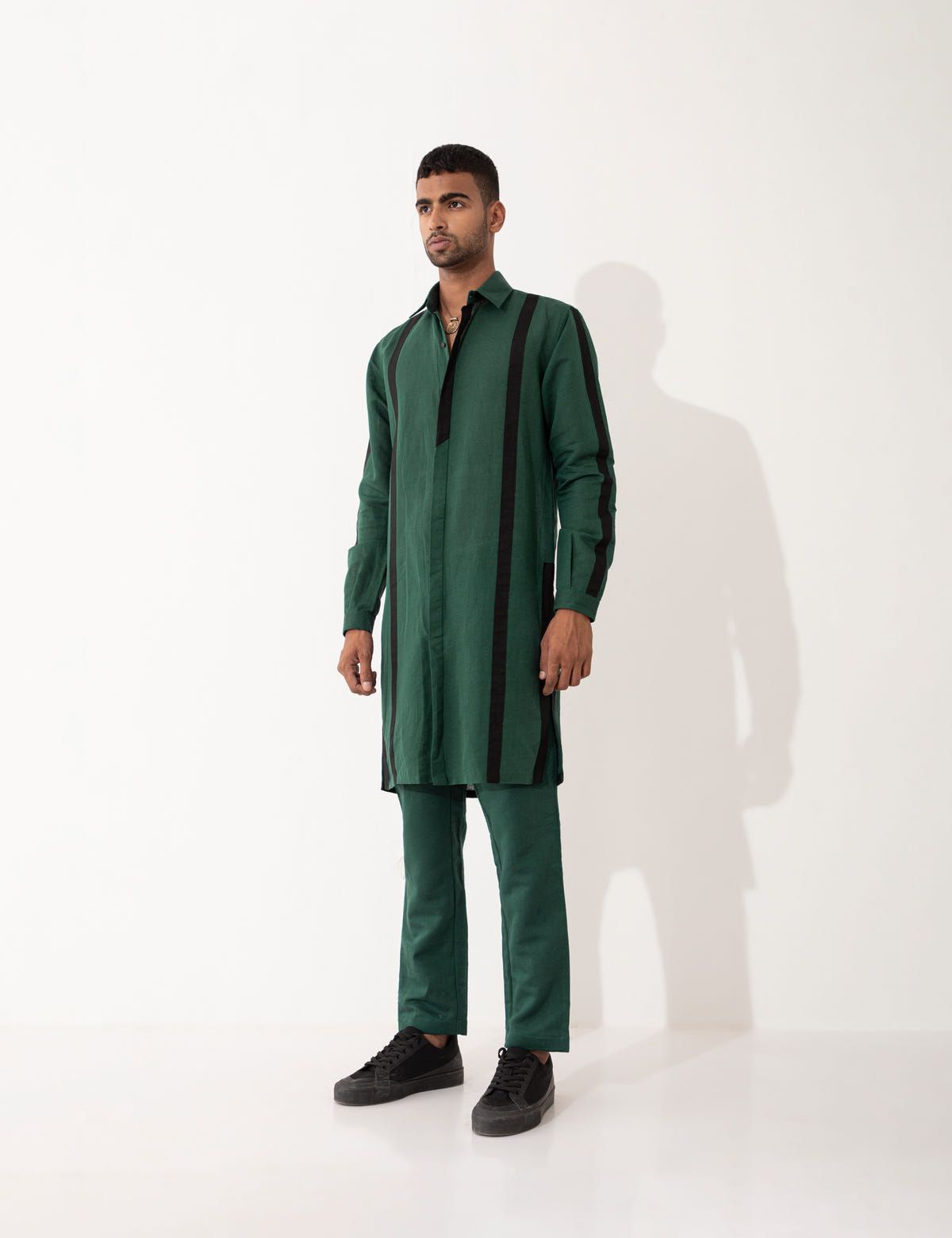 KAIN KURTA SET - GREEN - image 4