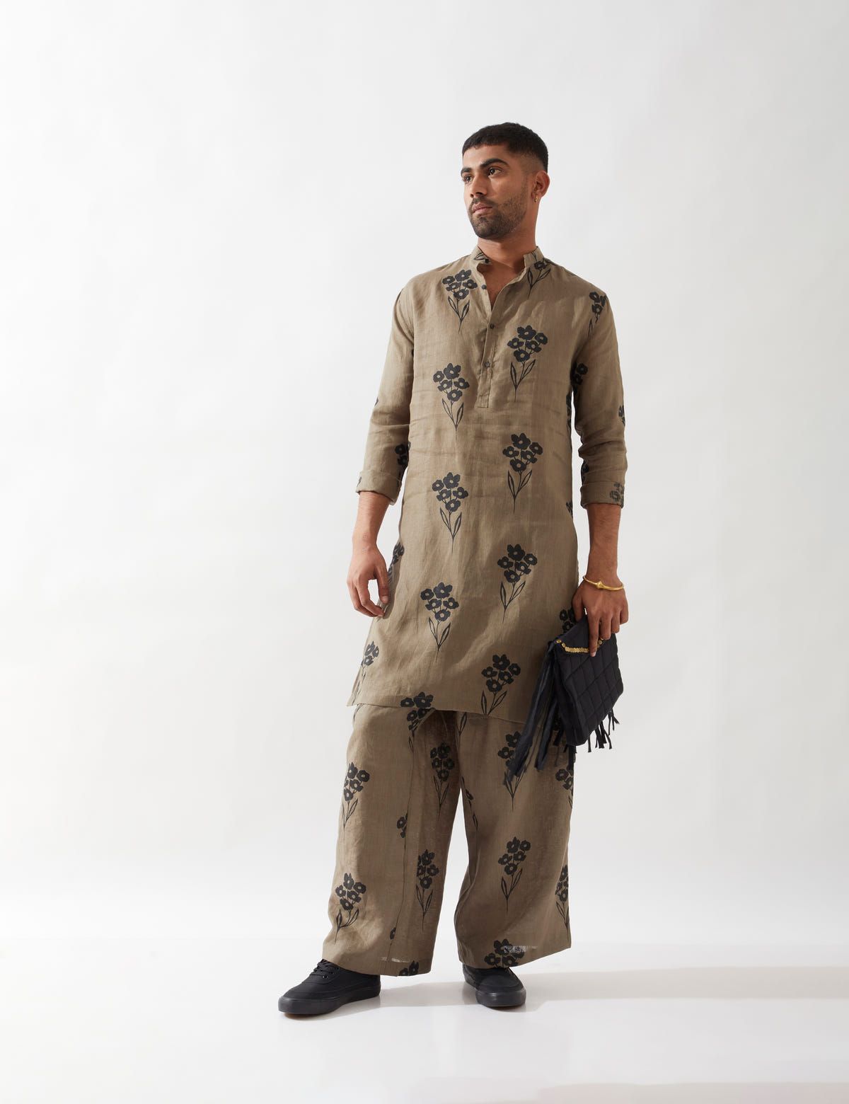 ZAYN FARM KURTA - OLIVE - image 4