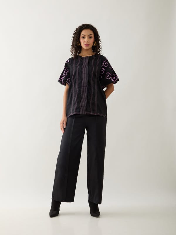 SON OF A NOBLE - SNOB — SAMUI SHIRT - BLACK