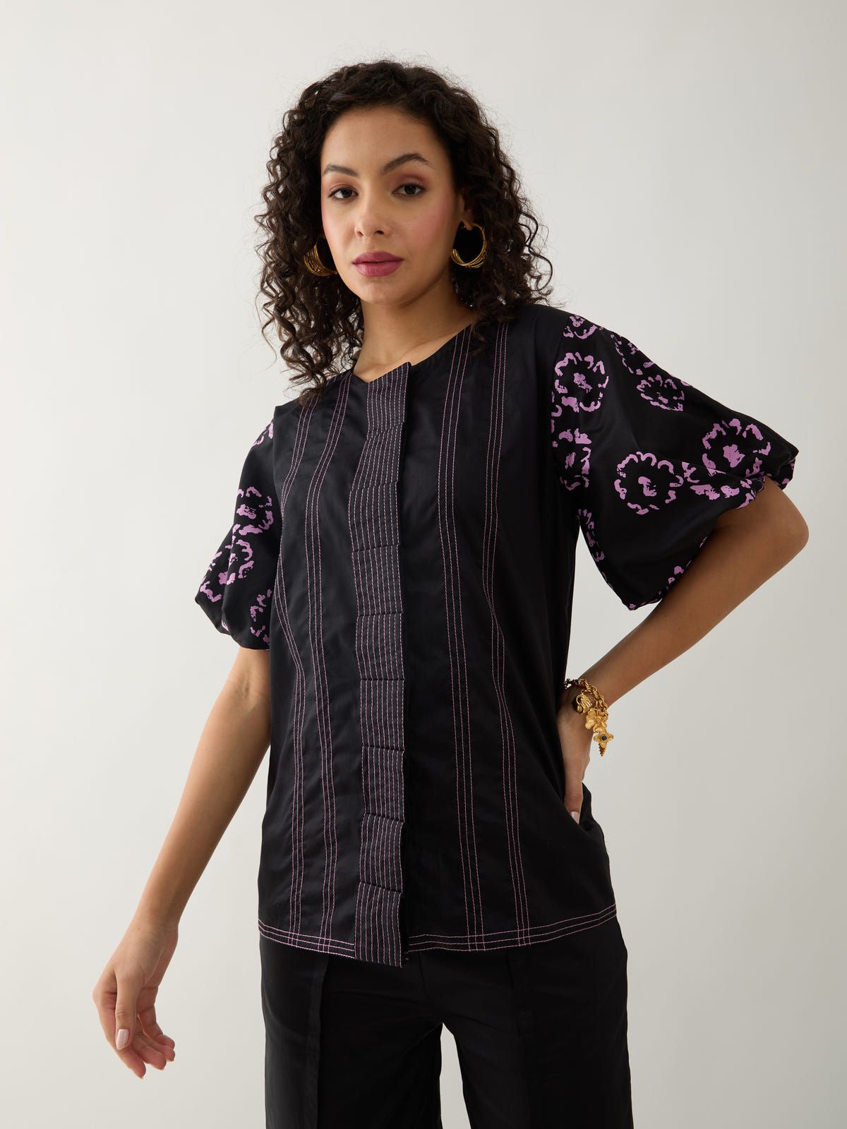 SAMUI SHIRT - BLACK - image 2