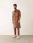 AAKI KURTA - BROWN view 2