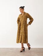 YOKO DRESS - OLIVE view 1
