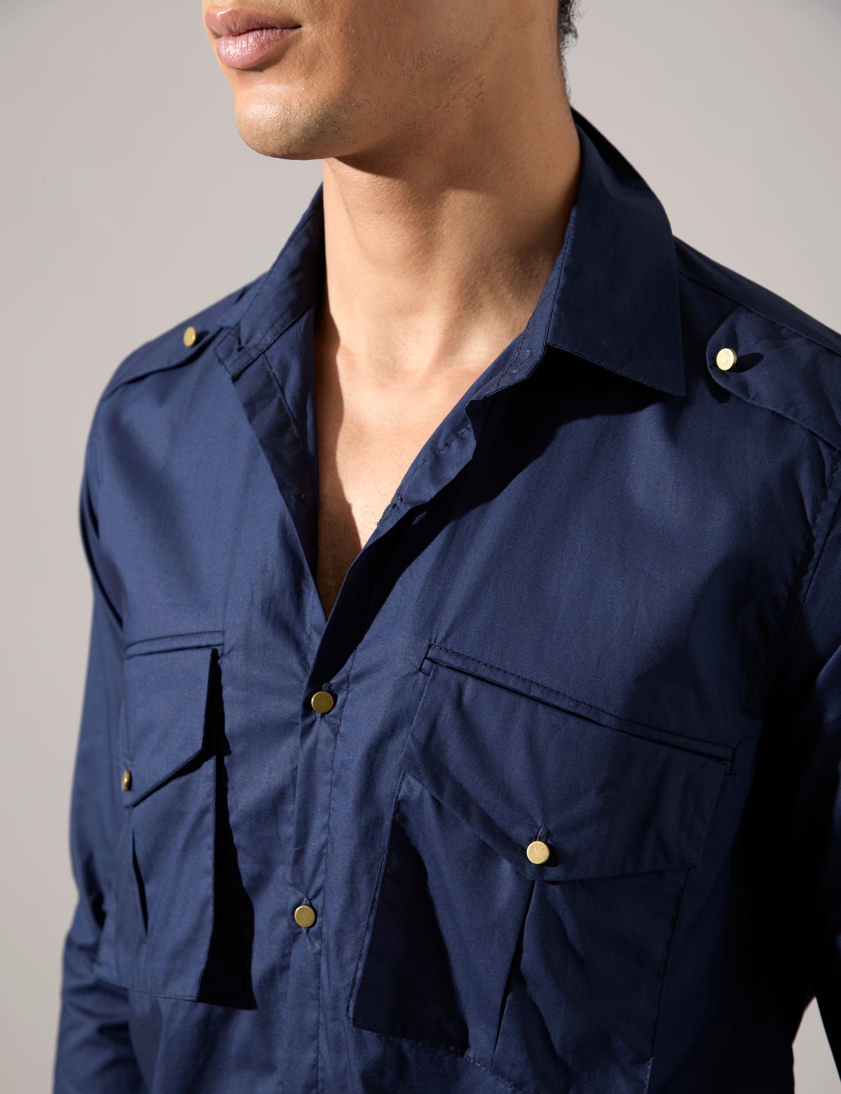 Reva Shirt  - Navy - Look - image 6