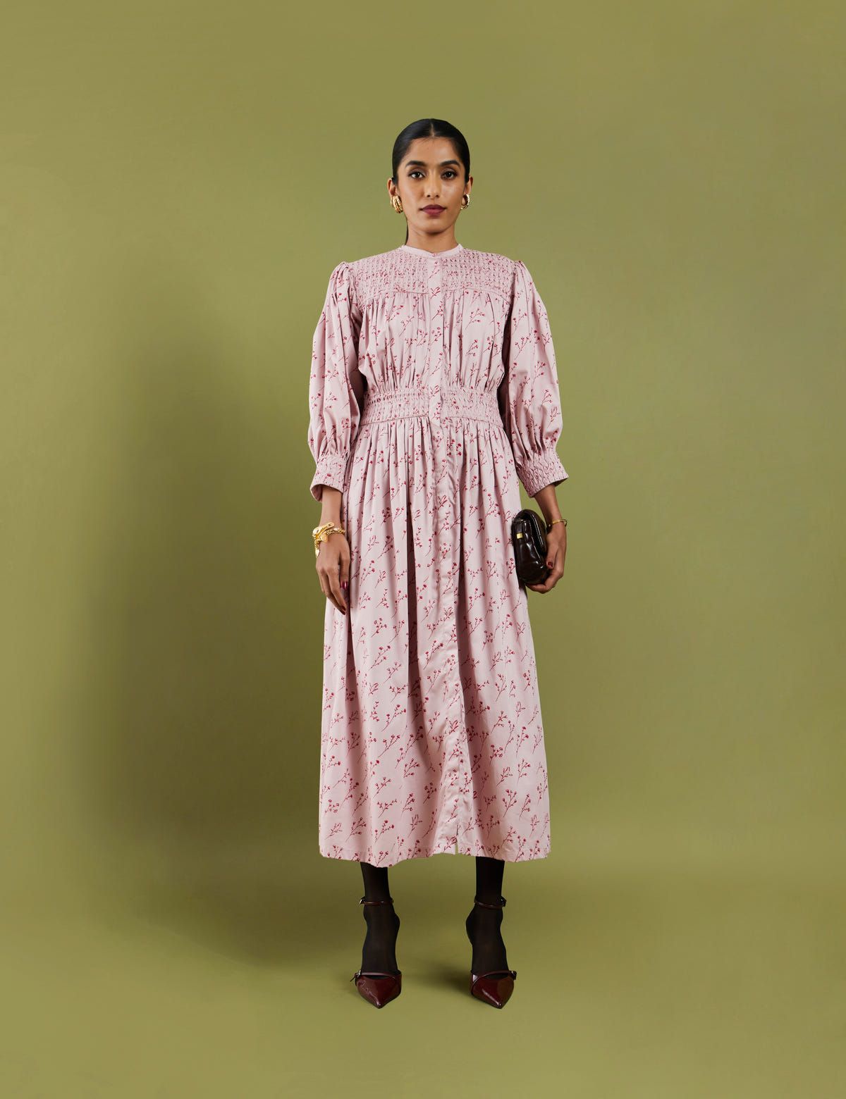 AMEER DRESS - ROSE - image 1