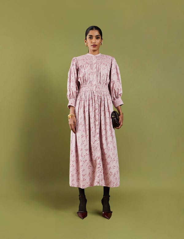 SON OF A NOBLE - SNOB — AMEER DRESS - ROSE