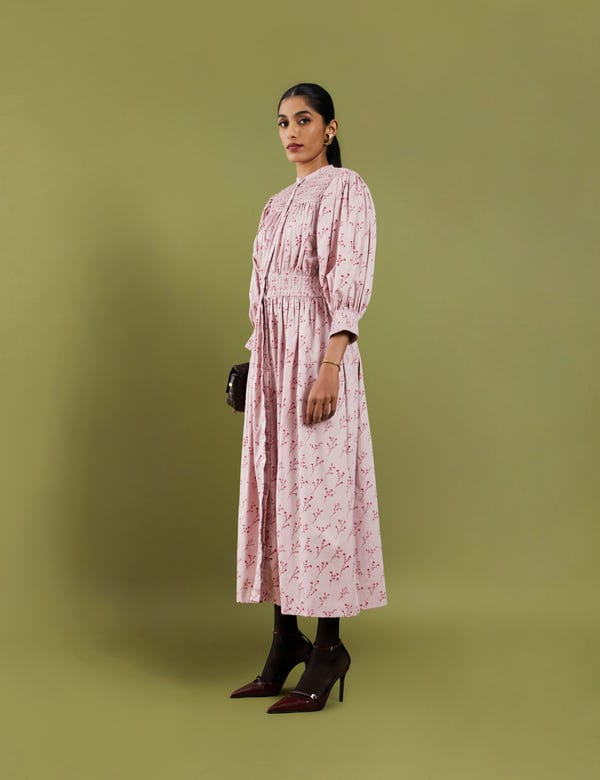 SON OF A NOBLE - SNOB — AMEER DRESS - ROSE