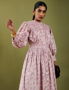 AMEER DRESS - ROSE view 4