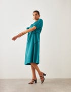 CHELSEA DRESS - TEAL view 2