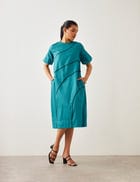 CHELSEA DRESS - TEAL view 5