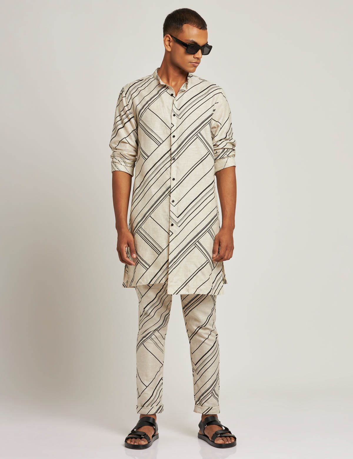 RIDGEWOOD KURTA TILT - IVORY - image 1