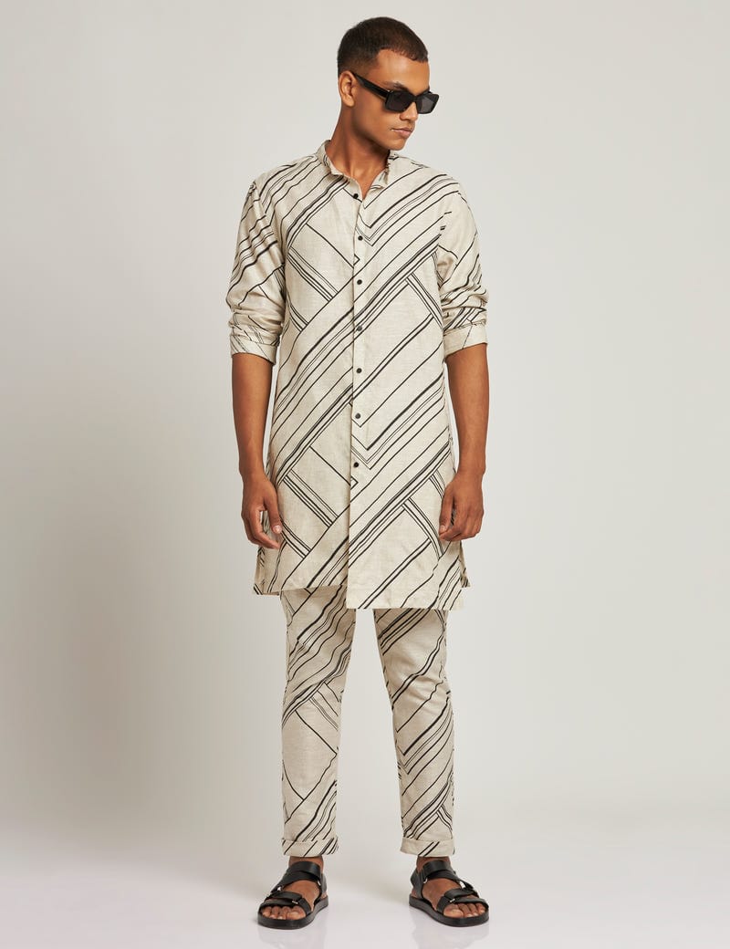 RIDGEWOOD KURTA TILT - IVORY