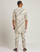 RIDGEWOOD KURTA TILT - IVORY view 3