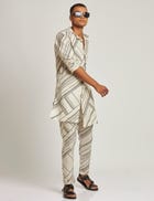 RIDGEWOOD KURTA TILT - IVORY view 4