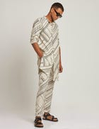 RIDGEWOOD KURTA TILT - IVORY view 5