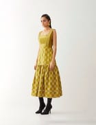 MAPLE DRESS - GOLD view 3