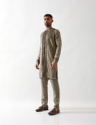 GILL KURTA SET - OLIVE view 3