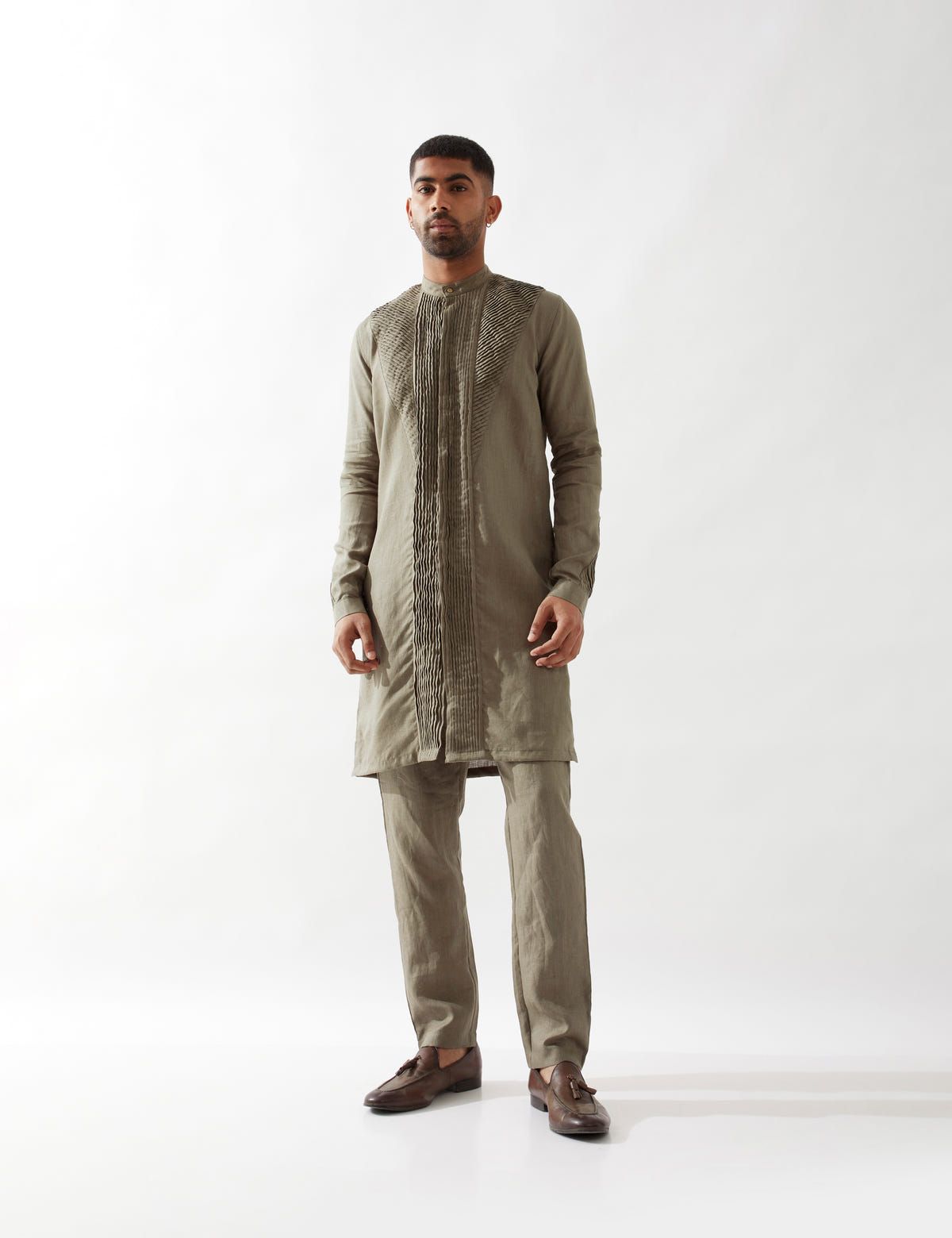 GILL KURTA SET - OLIVE - image 5