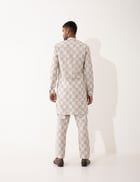 AUBREY MESH KURTA - IVORY view 5