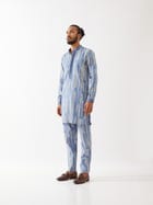 VINCENT SPACES KURTA - BLUE view 3