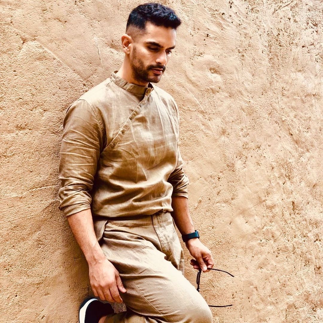 ZEUS KURTA SET - KHAKI - image 1