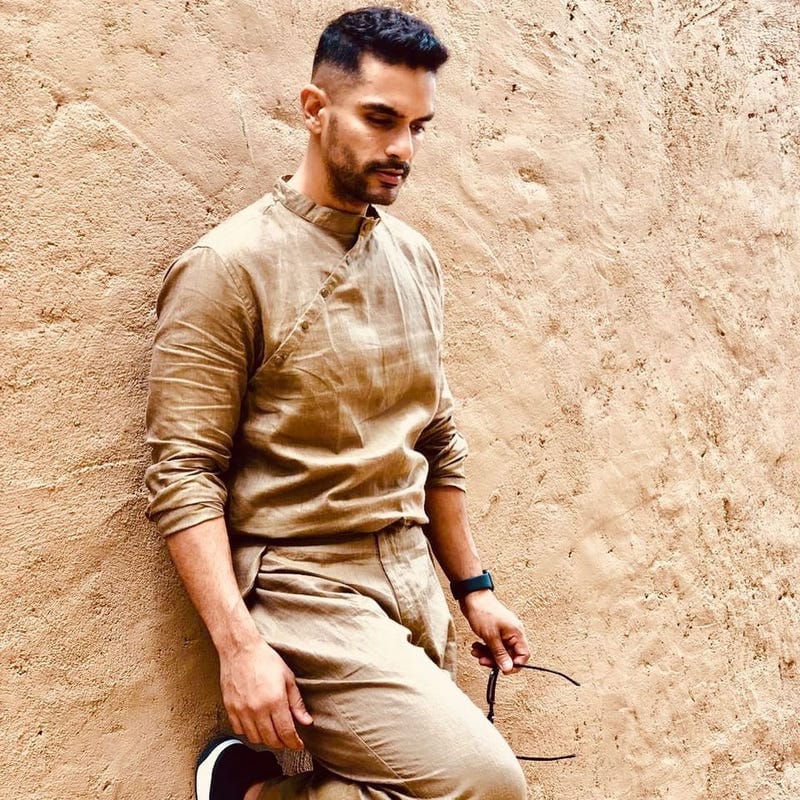 ZEUS KURTA SET - KHAKI