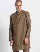 ZEUS KURTA SET - KHAKI view 2