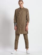 ZEUS KURTA SET - KHAKI view 5