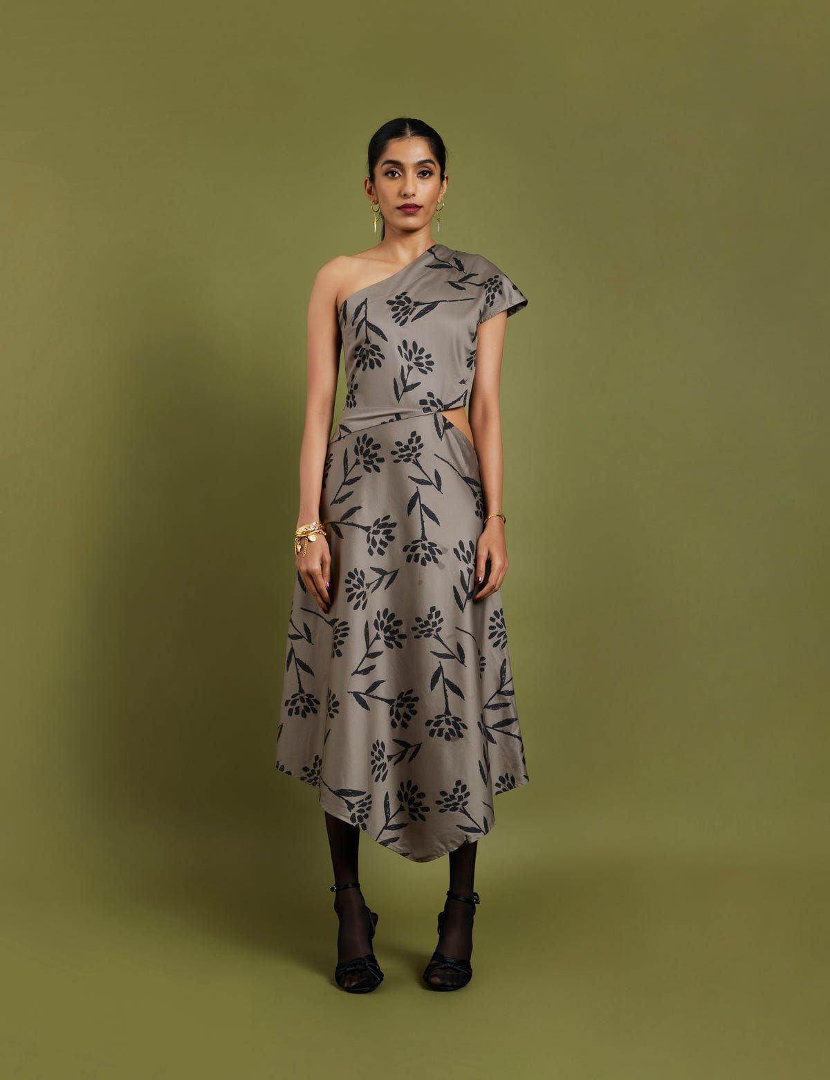 ARMA DRESS - ASH GREY - image 1