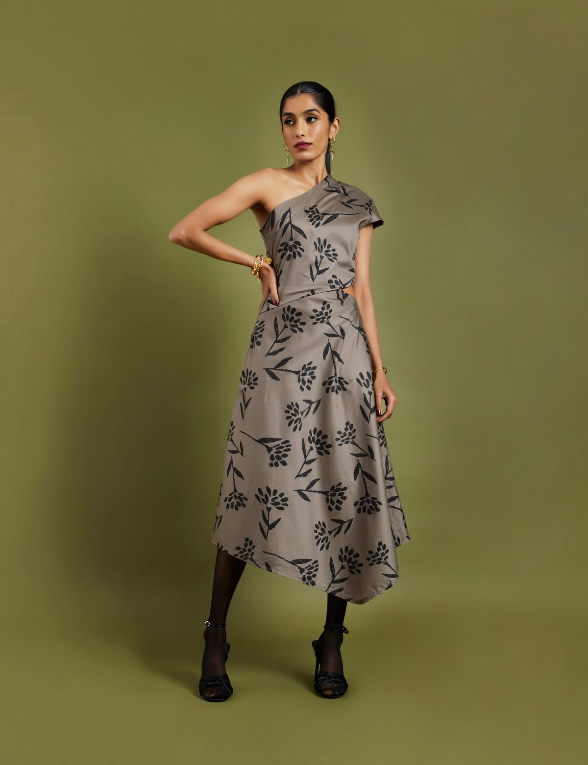 ARMA DRESS - ASH GREY - image 4