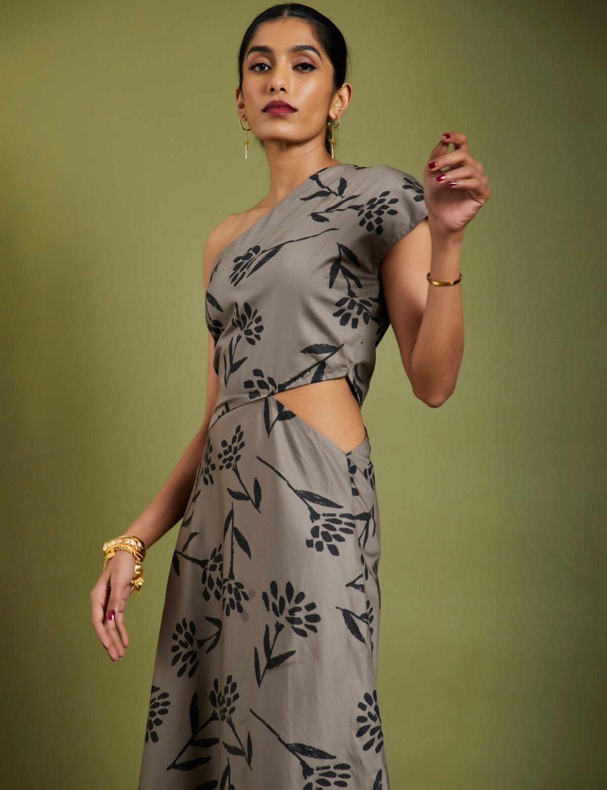 ARMA DRESS - ASH GREY - image 5