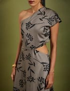 ARMA DRESS - ASH GREY view 6
