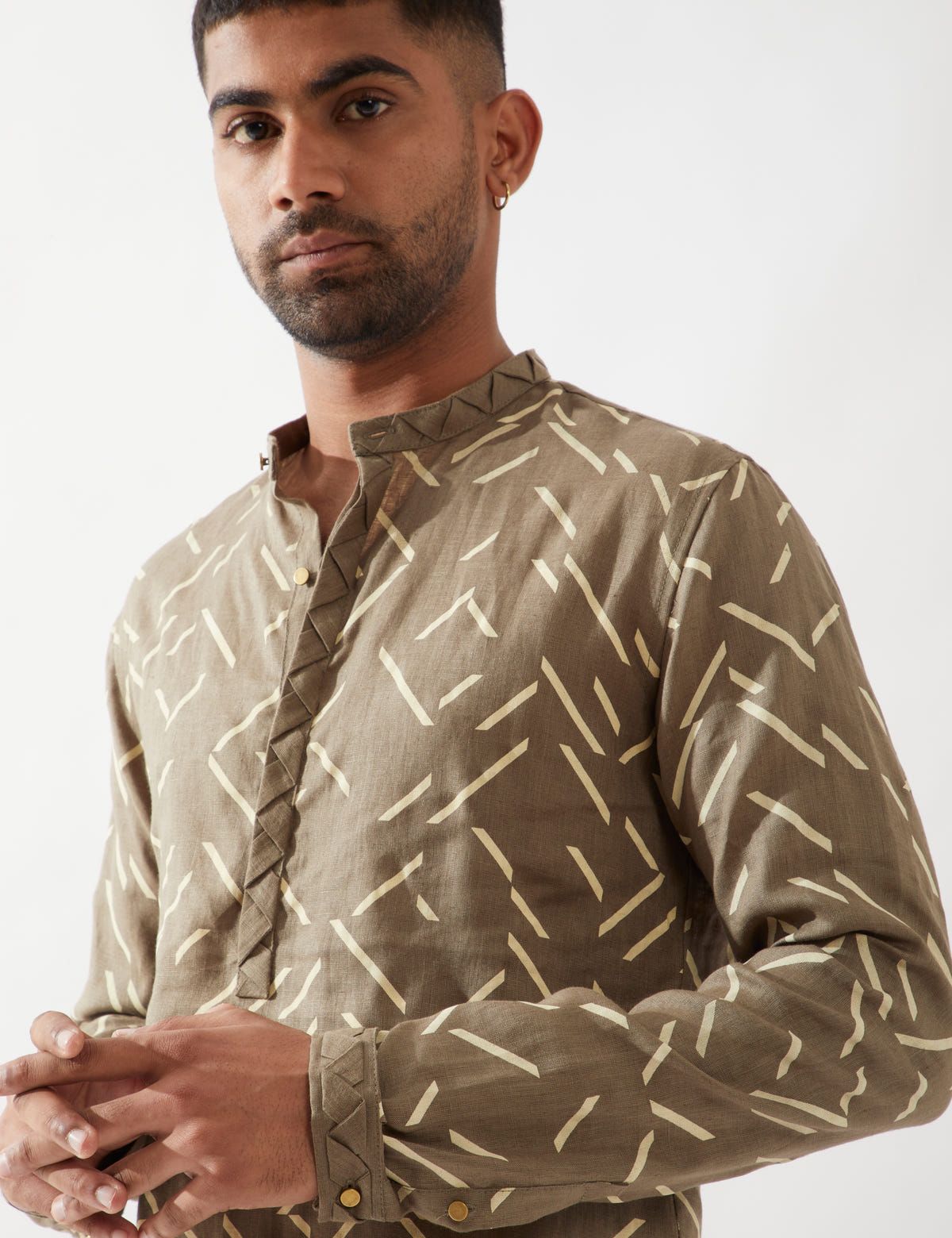 AIDEN PATHWAY KURTA SET - OLIVE - image 6