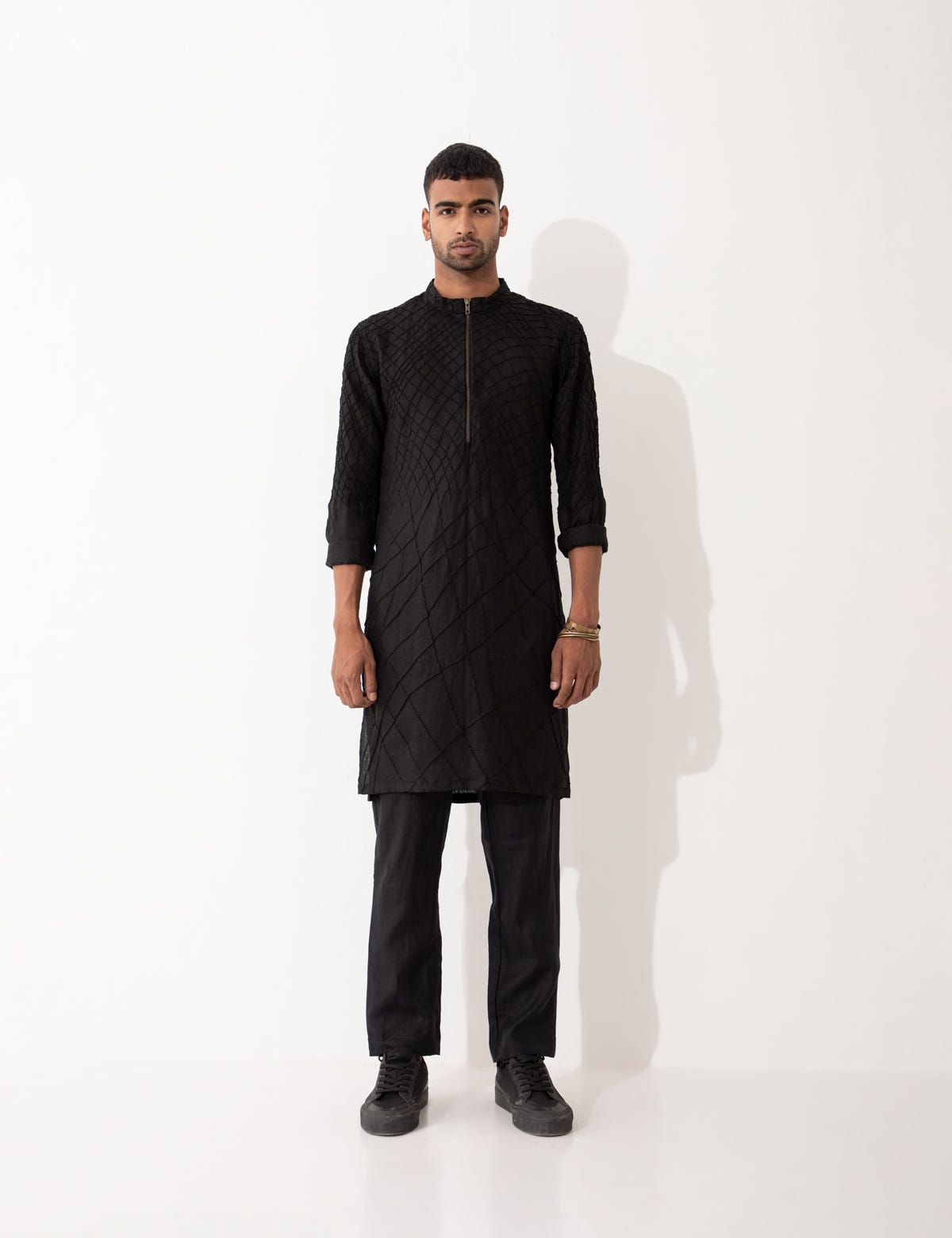 ALISTER KURTA SET  - BLACK - image 2