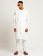 MANSA KURTA - WHITE view 4