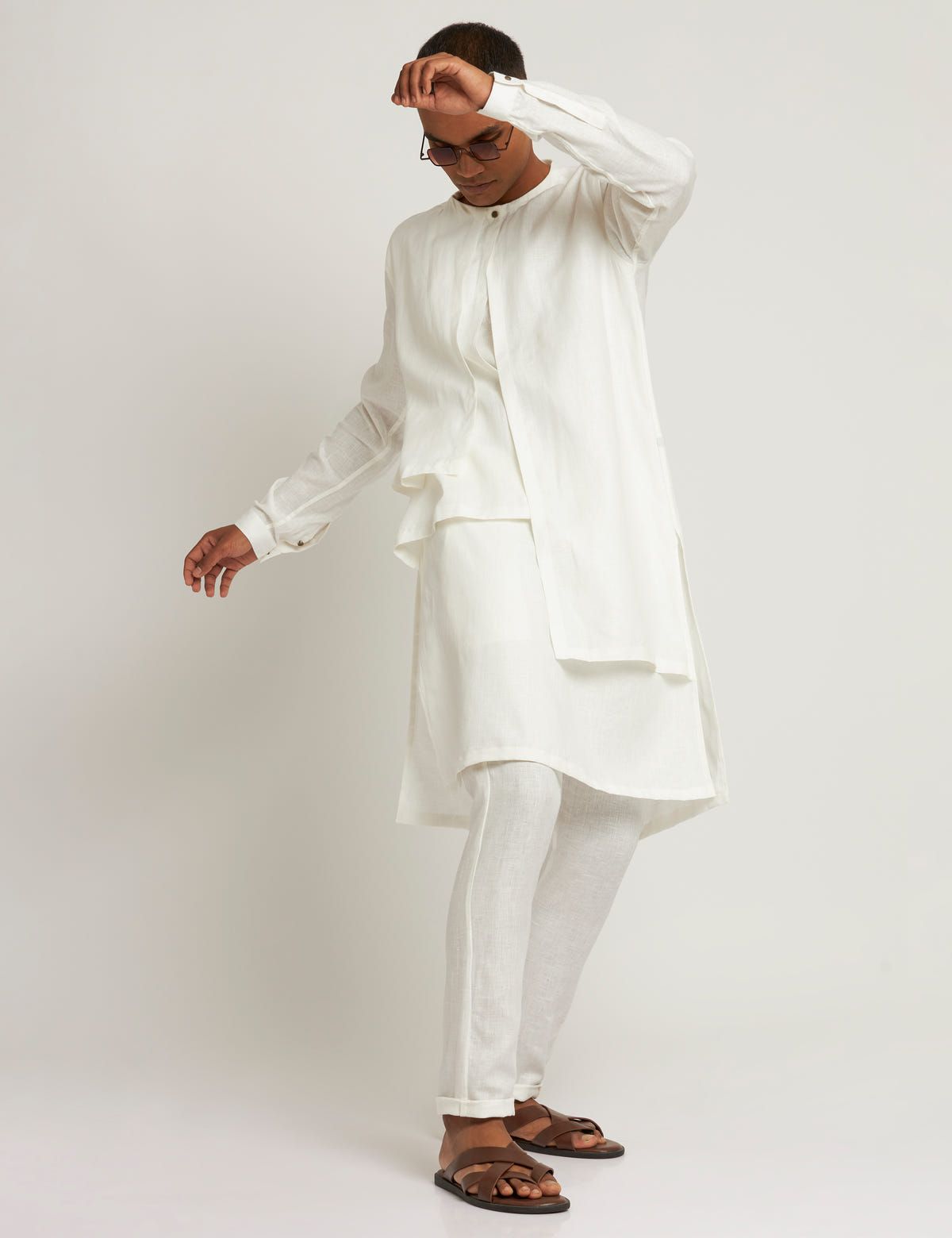 MANSA KURTA - WHITE - image 5