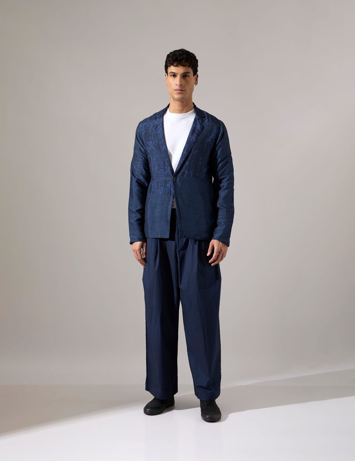 Sunny Blazer Look - Navy - image 2