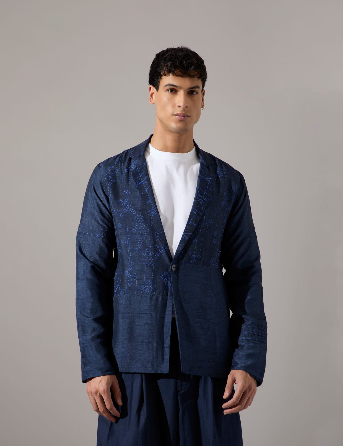 Sunny Blazer Look - Navy - image 5