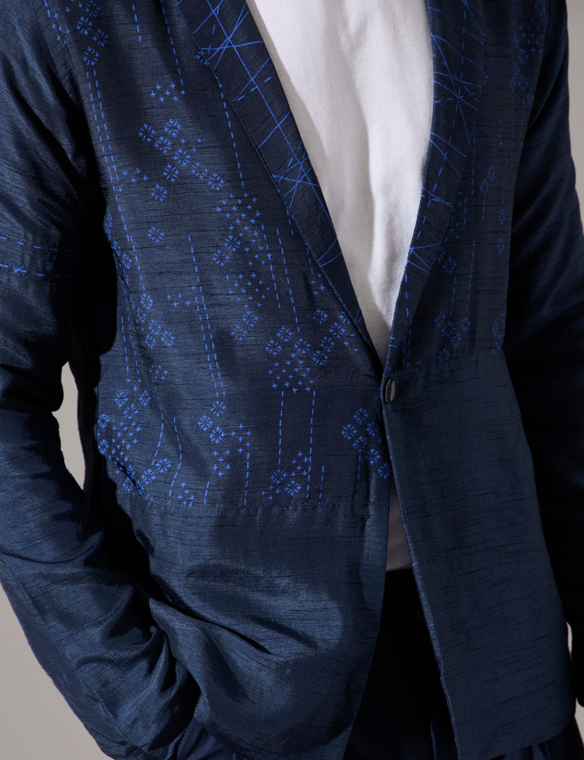Sunny Blazer Look - Navy - image 6
