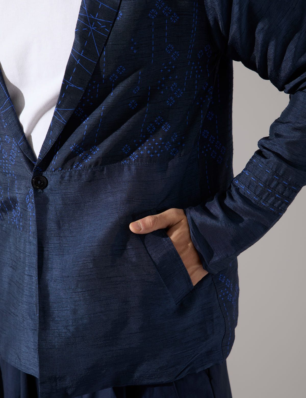 Sunny Blazer Look - Navy - image 7