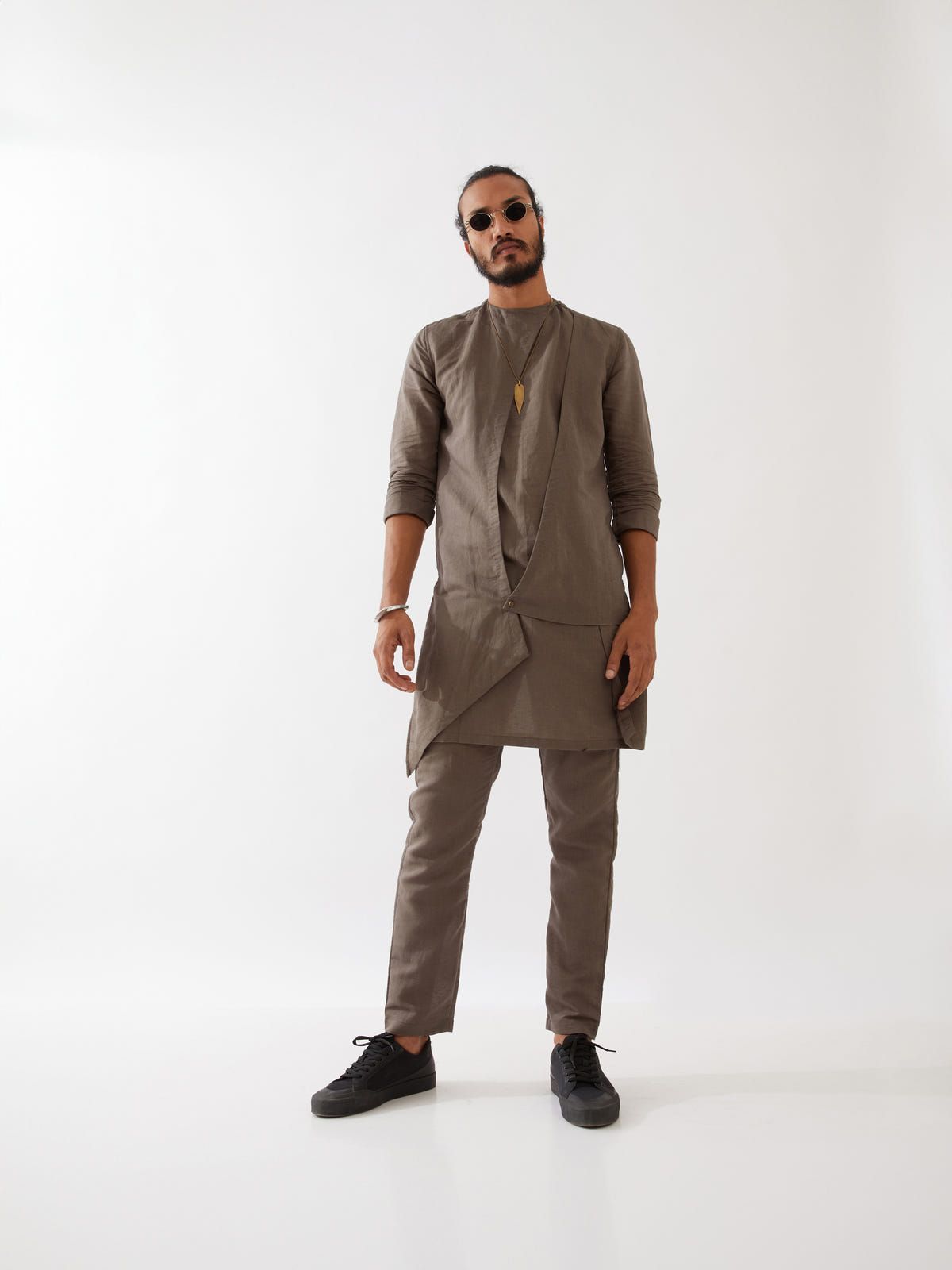 THEO KURTA SET - GREY - image 4