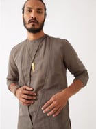 THEO KURTA SET - GREY view 5