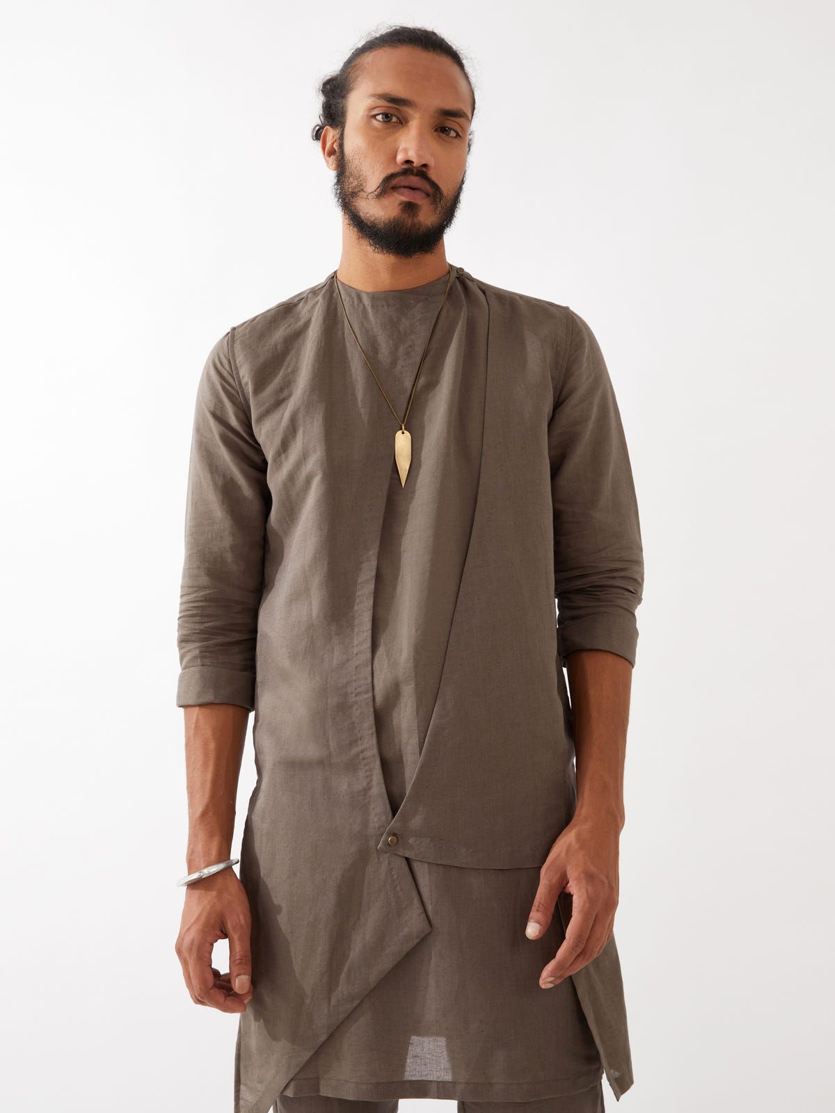 THEO KURTA SET - GREY - image 6