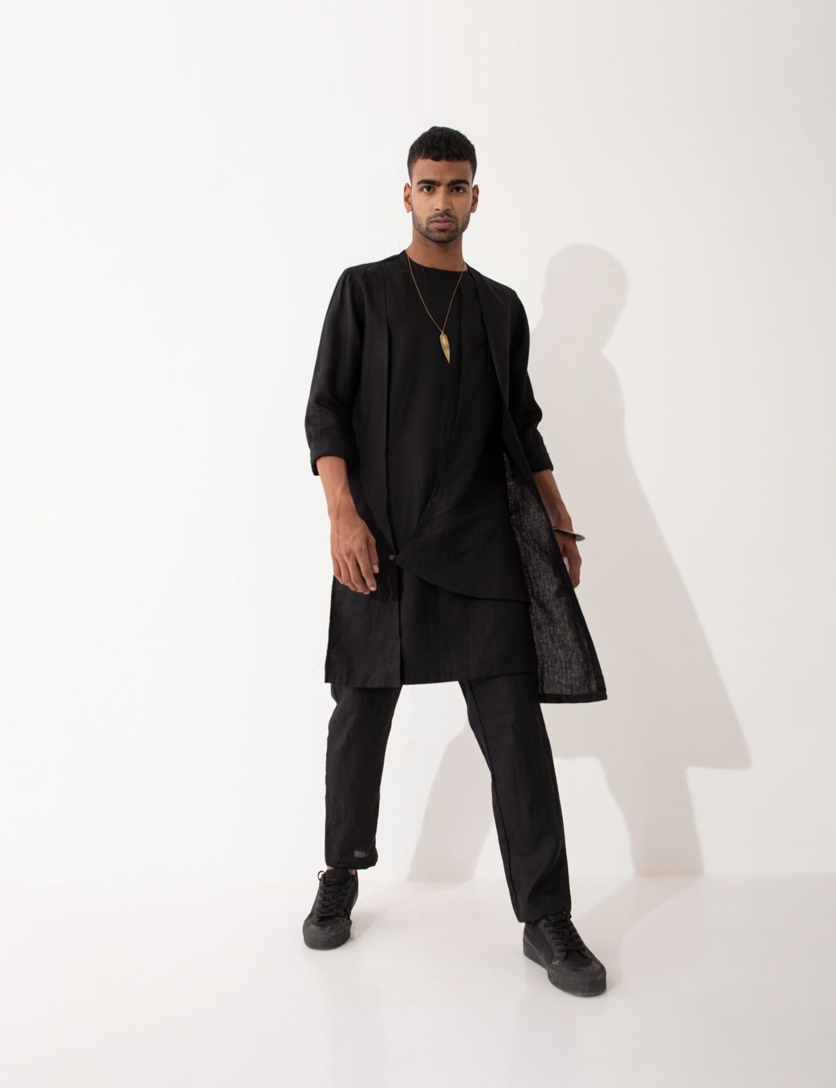 NIERO KURTA - BLACK - image 1