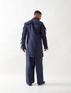 EROS KURTA SET - NAVY view 5