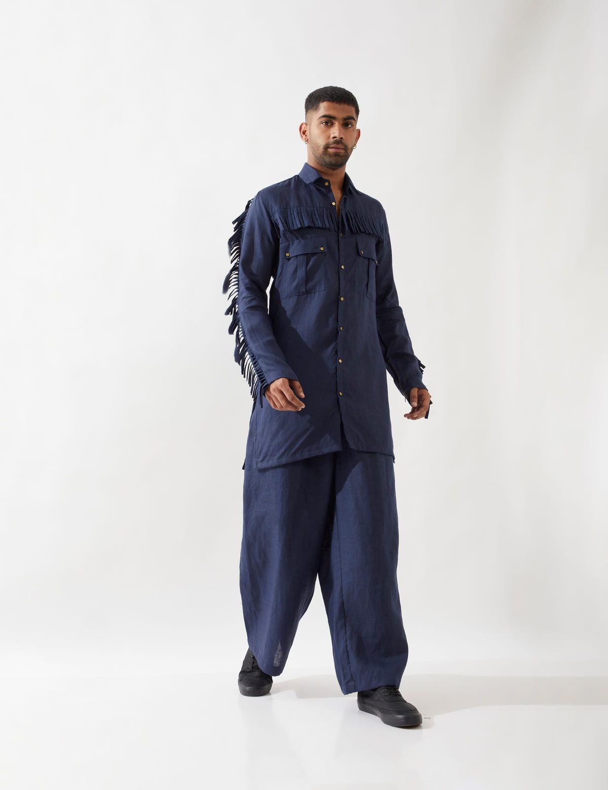 EROS KURTA SET - NAVY - image 6