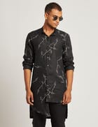 GURUNG - KURTA - TWIGS- BLACK view 1