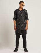 GURUNG - KURTA - TWIGS- BLACK view 4