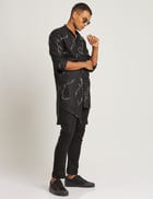 GURUNG - KURTA - TWIGS- BLACK view 5